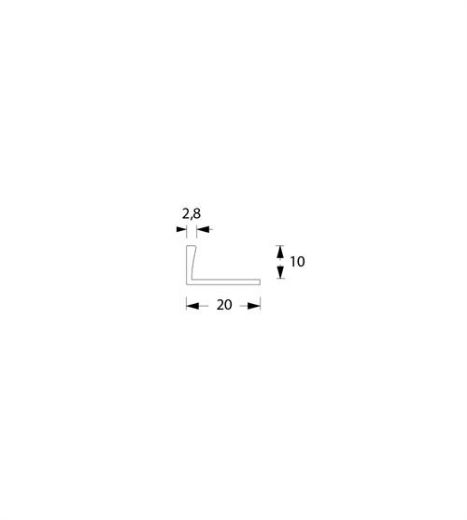 Billede af Bendeprofil t/10mm POL MESS